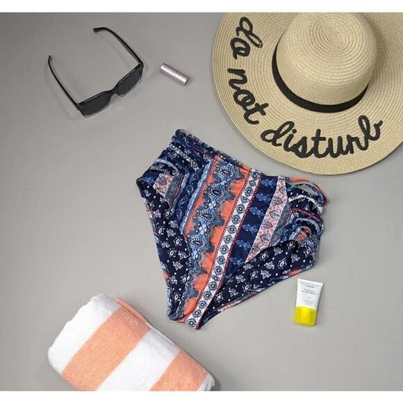Boho Print Bikini Bottom - Picture 1 of 15